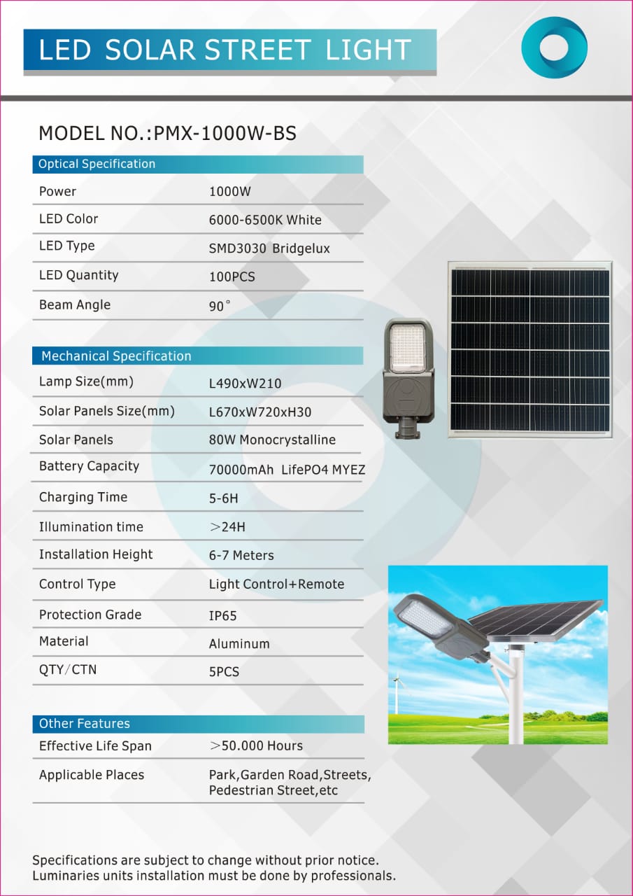 PJU 2in1 ODEA 1000W Eco