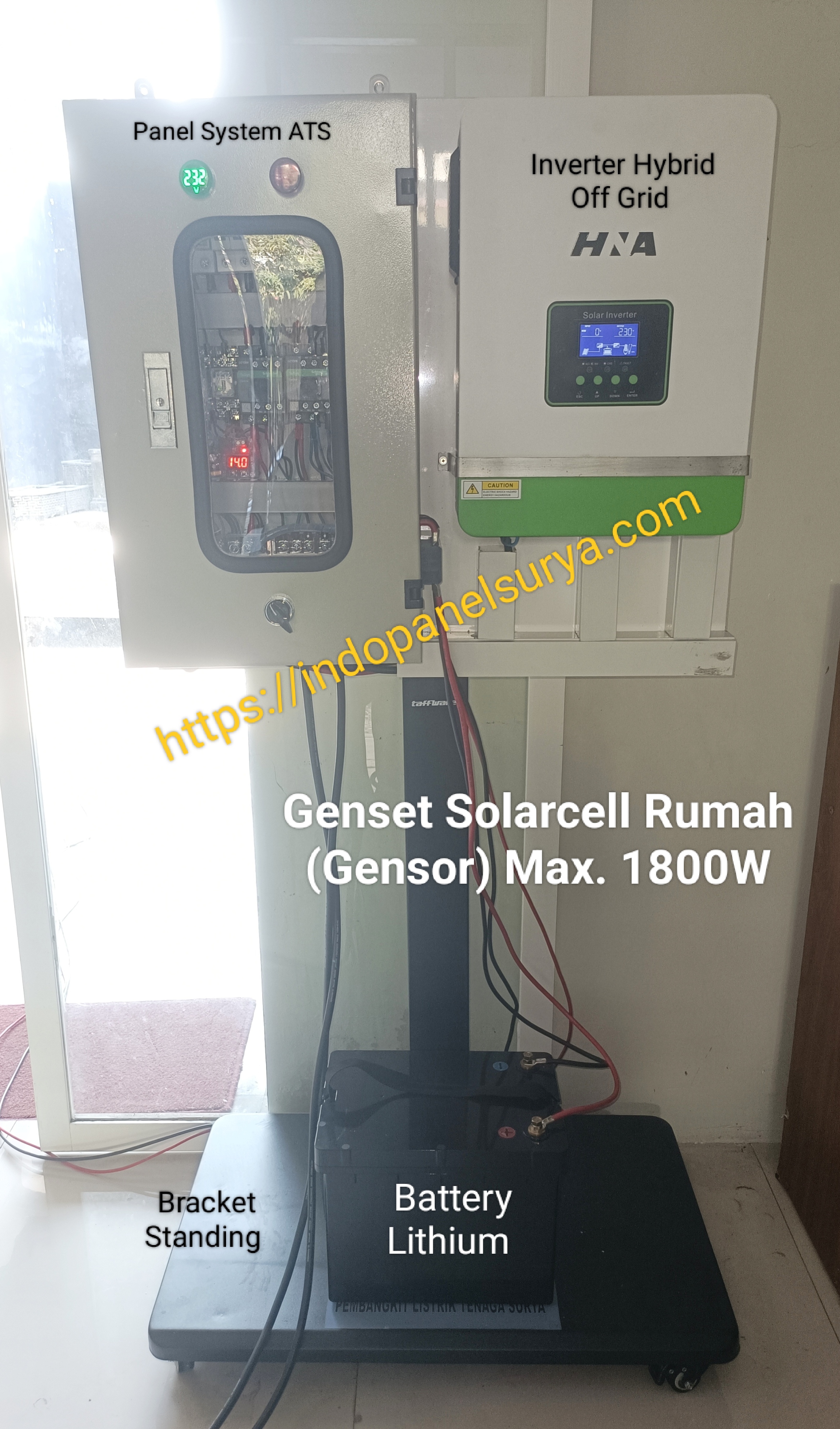 Genset Solarcell Rumah 1300VA 2.5KWH