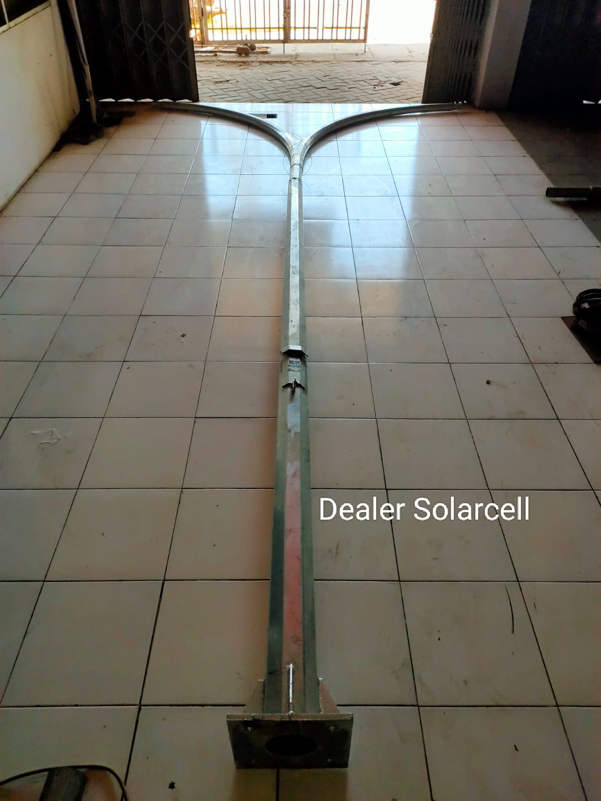 Tiang PJU Octagonal Double Parabolic 9 Meter