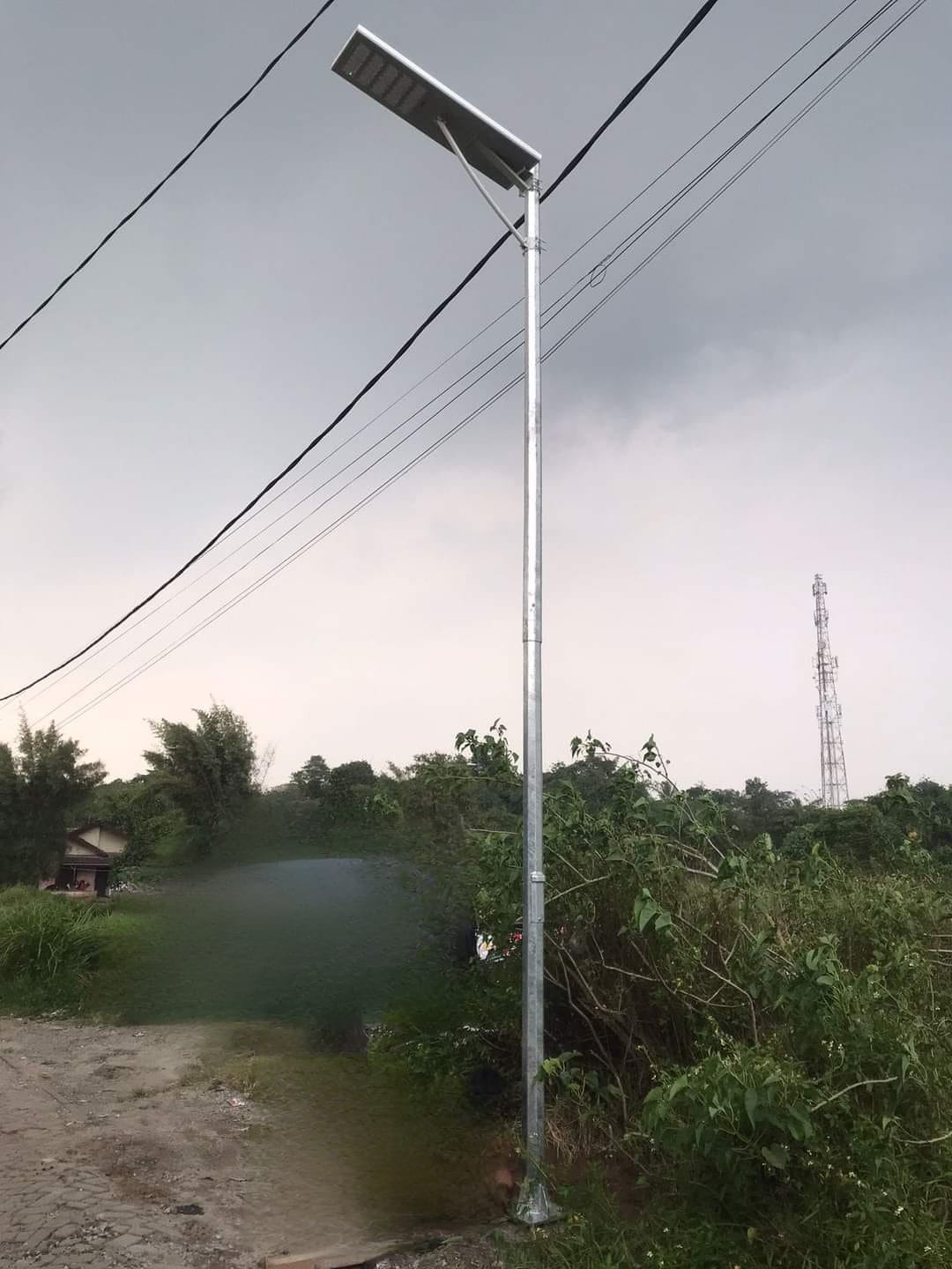 Tiang Octagonal Solarcell Polos 7 Meter
