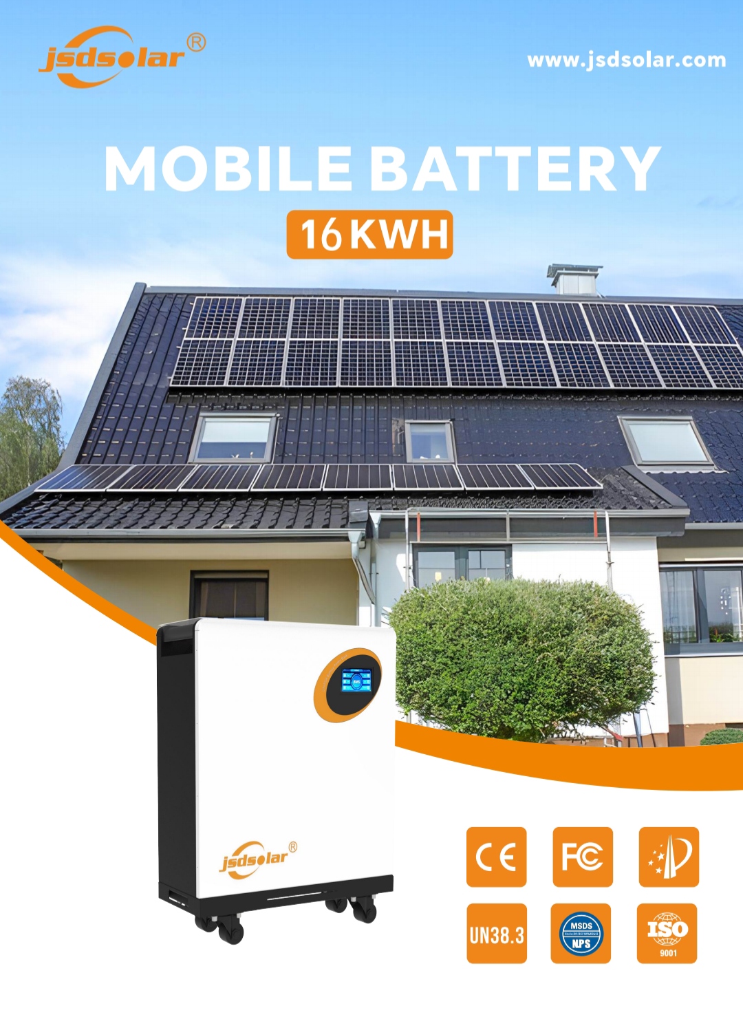 Battery Lithium Powerwall 16KWH