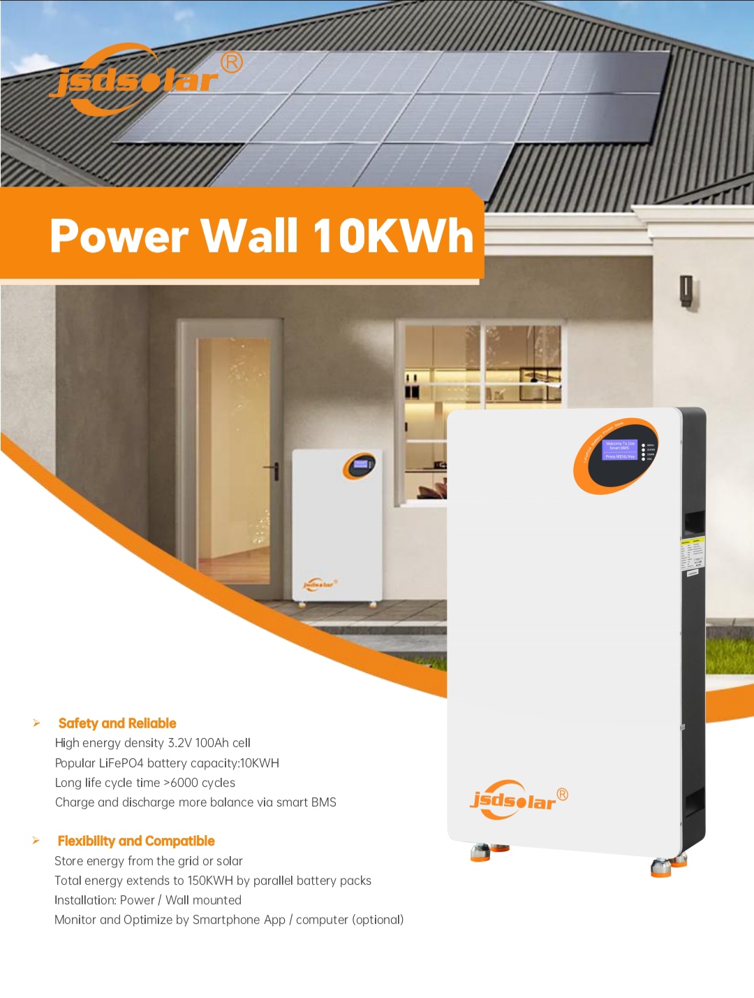 Battery Lithium Powerwall 10KWH